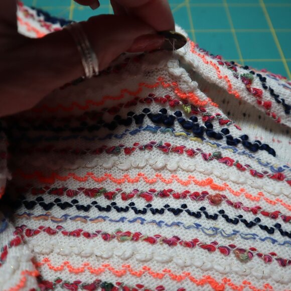 Anthropologie Postmark Sweater Womens M Quiet Luxury Eclectic Vintage-Inspired - Picture 10 of 11